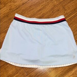 Prince baby blue tennis skort with white ruffle detail Medium (10-12) NWOT